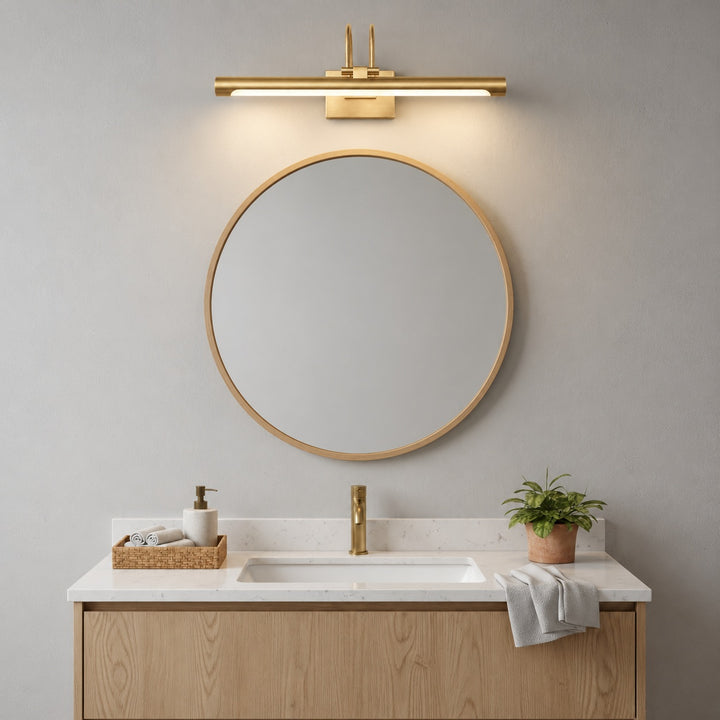 Modern Wall Sconce Wall Mounted Iron Aluminum Linear LED Bar for Bathroom Vanity Lighting
