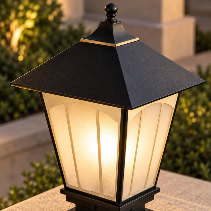 Modern Outdoor Wall Light IP55 Waterproof Solid Copper Glass Shade E27 Compatible