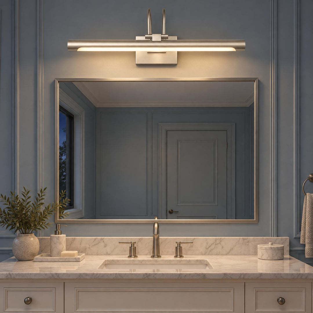 Modern Wall Sconce Wall Mounted Iron Aluminum Linear LED Bar for Bathroom Vanity Lighting