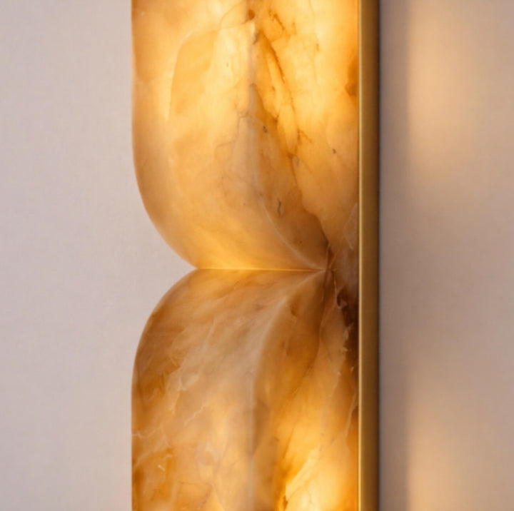 Modern Wall Light Glass Flush Mount LED Sconce with Dimmable Feature for Home Lighting