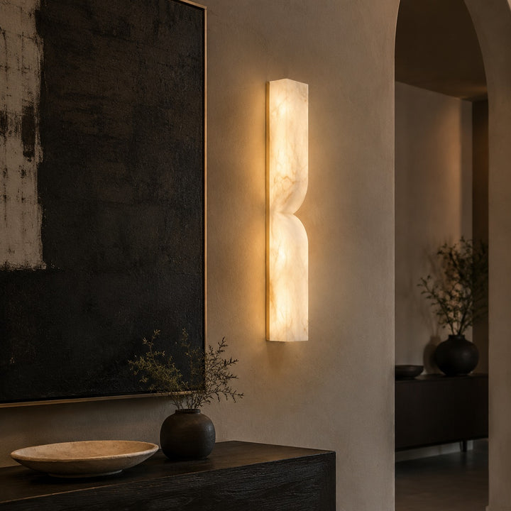 Modern Wall Light Glass Flush Mount LED Sconce with Dimmable Feature for Home Lighting