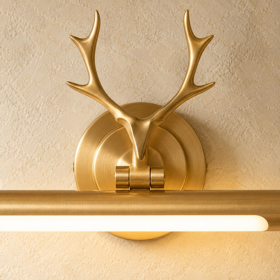Modern Wall Sconce Lighting Wall Mounted Copper Body Acrylic Shade LED Dimmable Light Modes