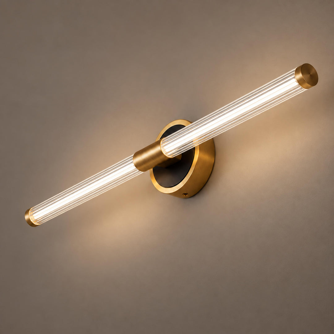 Contemporary Wall Light Wall Mounted Aluminum Iron Acrylic Linear Design Dimmable for Indoor Use