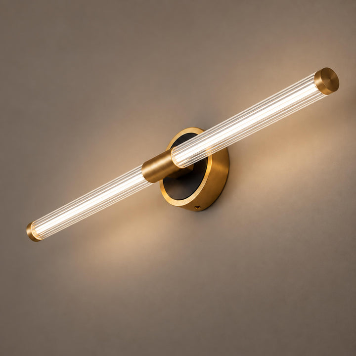 Contemporary Wall Light Wall Mounted Aluminum Iron Acrylic Linear Design Dimmable for Indoor Use