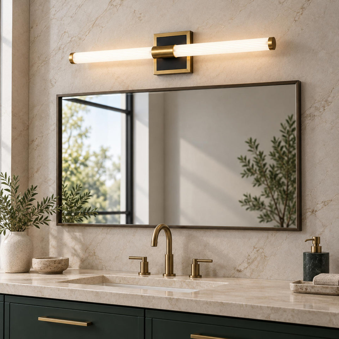 Contemporary Wall Light Wall Mounted Aluminum Iron Acrylic Linear Design Dimmable for Indoor Use