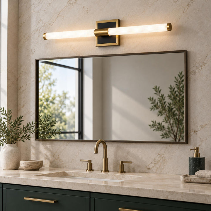 Contemporary Wall Light Wall Mounted Aluminum Iron Acrylic Linear Design Dimmable for Indoor Use