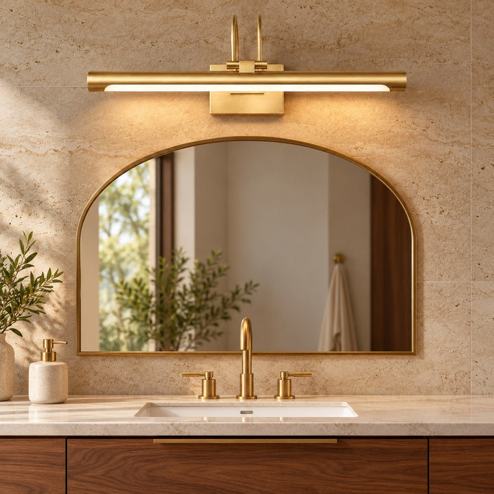 Modern Wall Sconce Wall Mounted Iron Aluminum Linear LED Bar for Bathroom Vanity Lighting