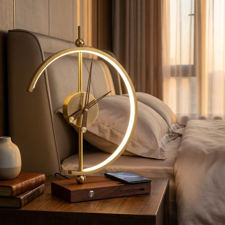 Contemporary Wall Light Metal Construction Dimmable LED Touch Switch Design