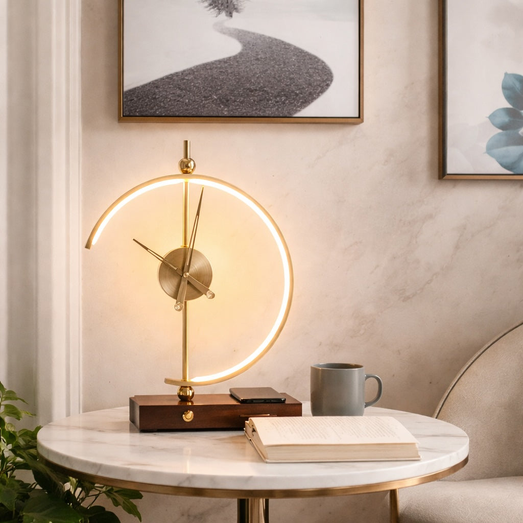 Contemporary Wall Light Metal Construction Dimmable LED Touch Switch Design