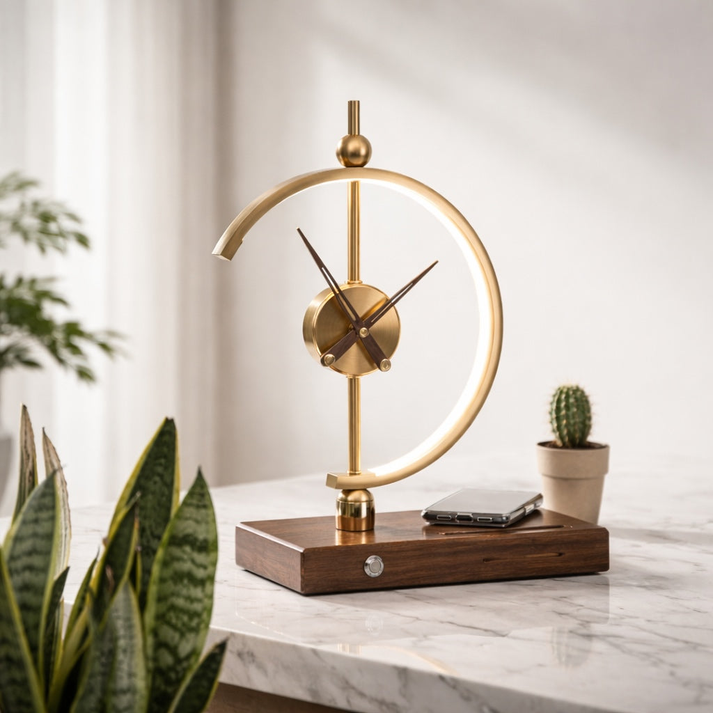 Contemporary Wall Light Metal Construction Dimmable LED Touch Switch Design