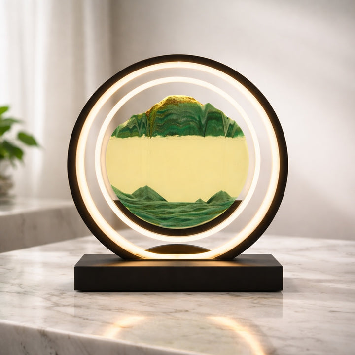 Modern Table Lamp with Rotatable Design Metal LED Light for Living Room and Bedroom