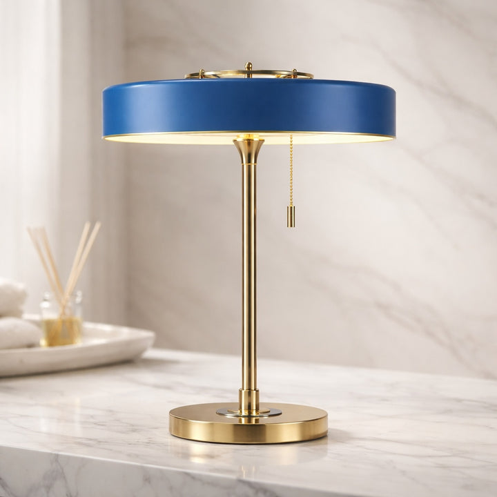 Modern Nordic Table Lamp Adjustable Metal Design with LED Lighting for Bedroom or Living Room