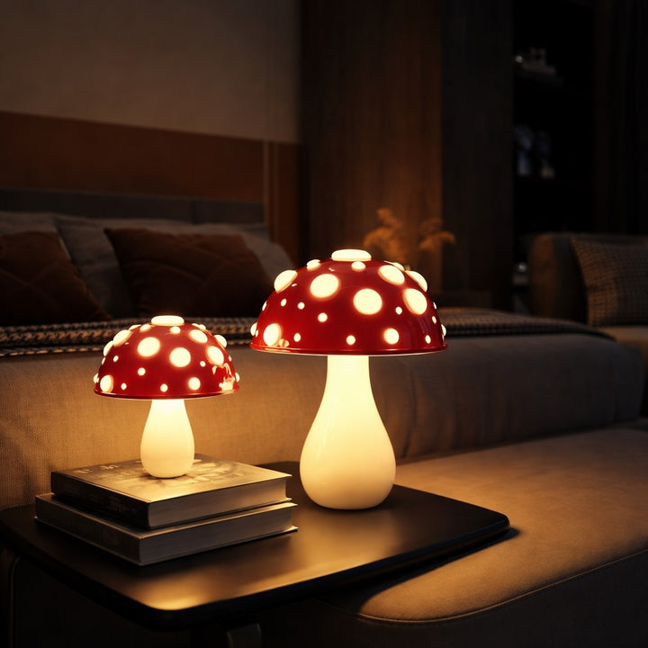 Modern Cordless Table Lamp with Dimmable LED and Aluminum Base for USB-C Charging