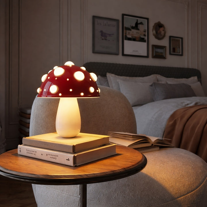 Modern Cordless Table Lamp with Dimmable LED and Aluminum Base for USB-C Charging