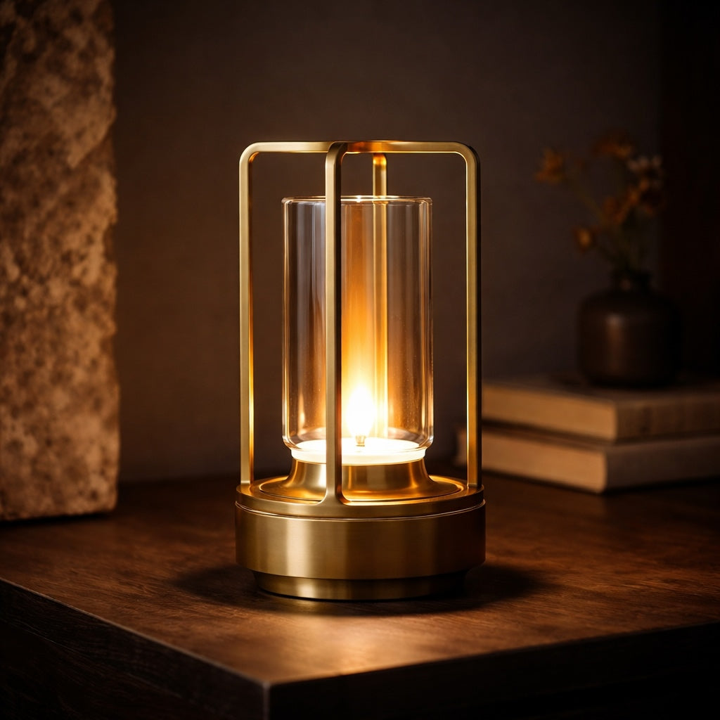 LED Camping Lantern with Rechargeable Battery Aluminum Structure Dimmable 1000 Lumen Output Outdoor Lights