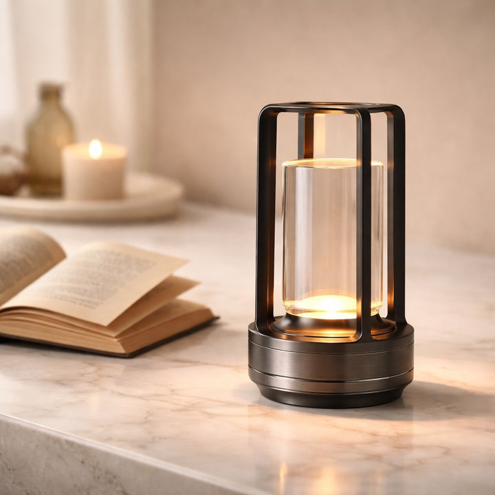 LED Camping Lantern with Rechargeable Battery Aluminum Structure Dimmable 1000 Lumen Output Outdoor Lights