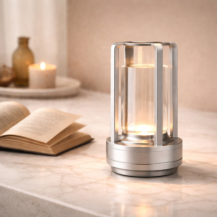 LED Camping Lantern with Rechargeable Battery Aluminum Structure Dimmable 1000 Lumen Output Outdoor Lights