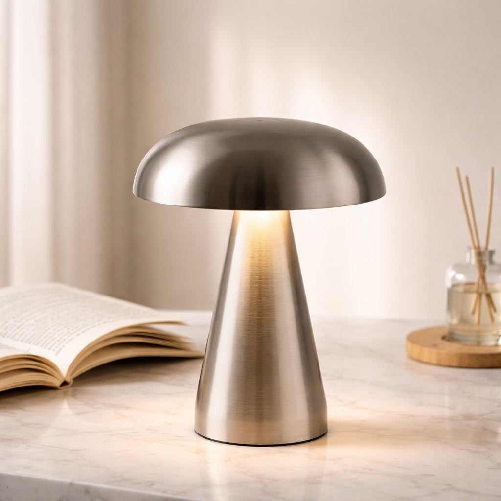 Modern Desk Lamp Adjustable Metal Design LED Touch Control for Workspace and Reading Nook