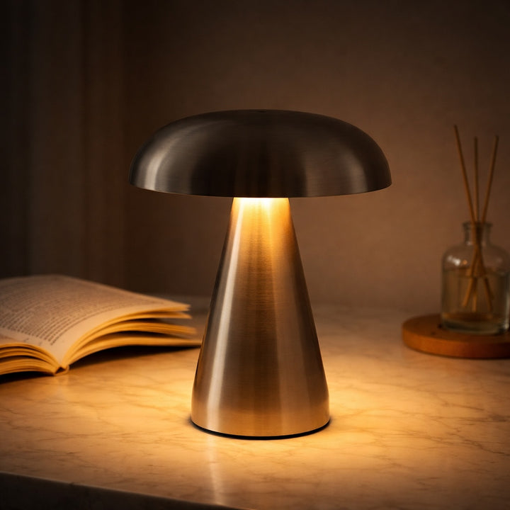 Modern Desk Lamp Adjustable Metal Design LED Touch Control for Workspace and Reading Nook