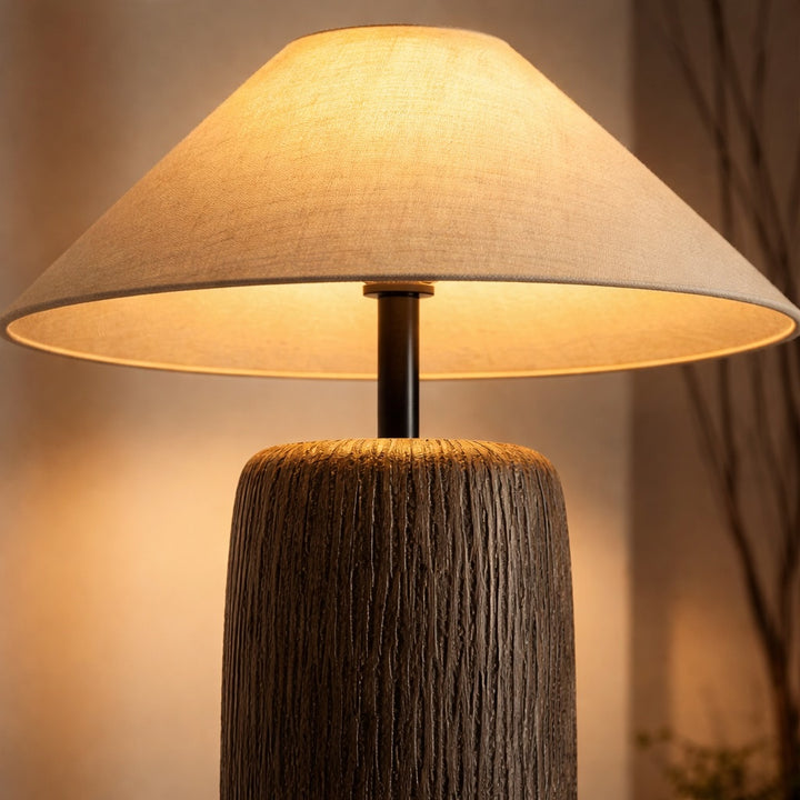 Rustic Floor Lamp with Distressed Finish Adjustable Metal Design for LED and Edison Bulbs