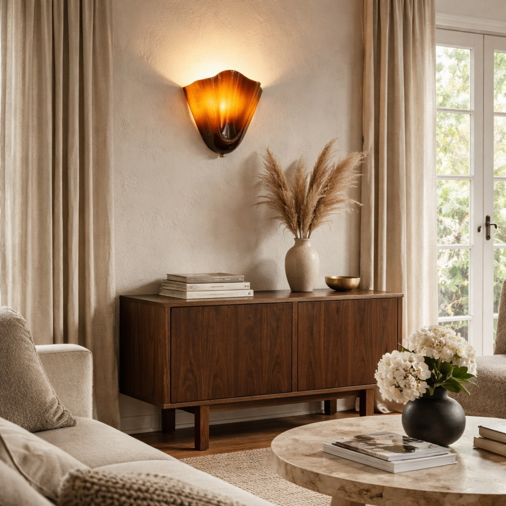 Contemporary Wall Sconce Light Metal and Glass Wall Mounted G9 Bulb Base Indoor Use