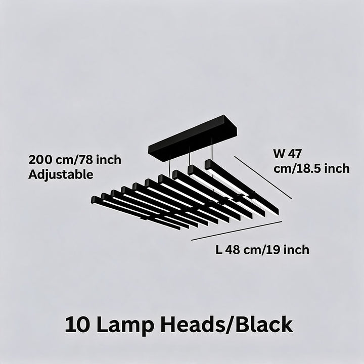 Modern Chandelier Light LED Dimmable Pendant Fixture Metal and Acrylic Human DNA Design