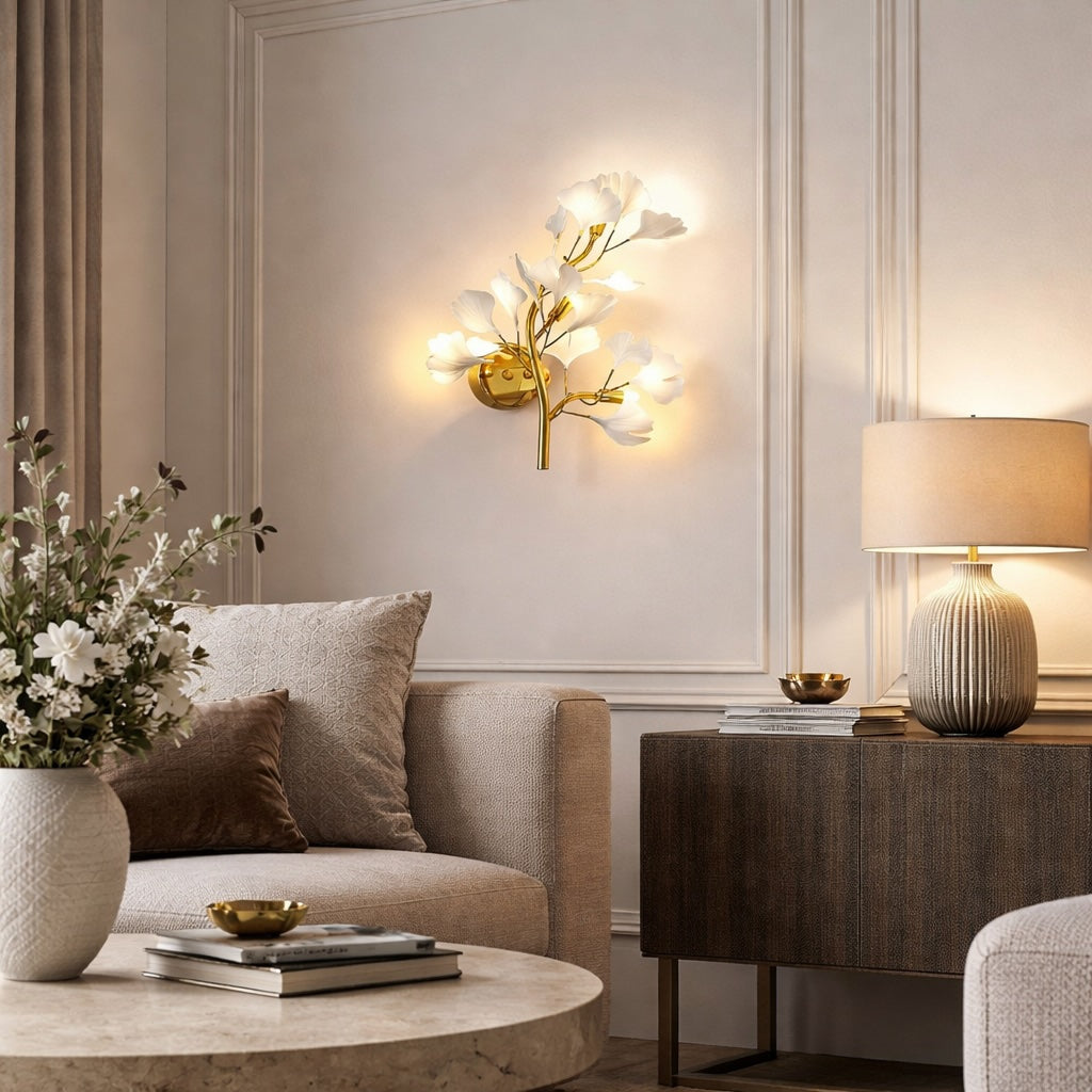 Modern Wall Light Wall Mounted Iron and Acrylic LED Sconce Light Adjustable Color Temperature