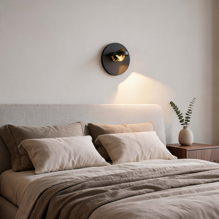 Modern Wall Light Adjustable Wall Mounted Iron Sconce Light with Acrylic Shade LED 360-Degree Rotation