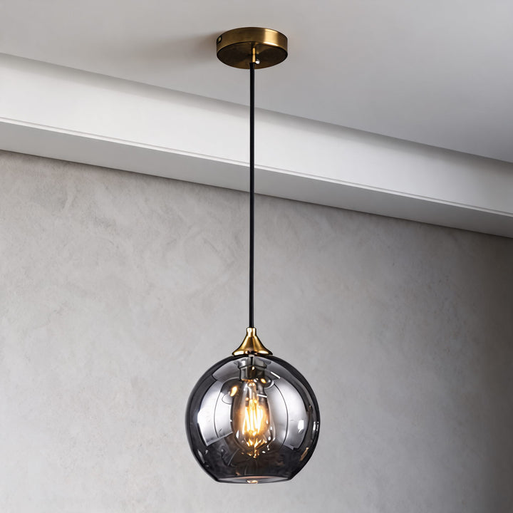 Modern Glass Pendant Light Adjustable Hanging Fixture LED for Kitchen Pendant Lighting