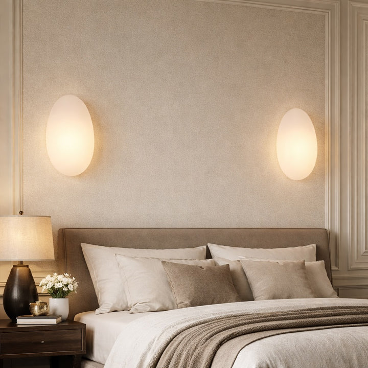 Modern Bubble Glass Wall Light Sconce Adjustable Metal Mount LED Fixture