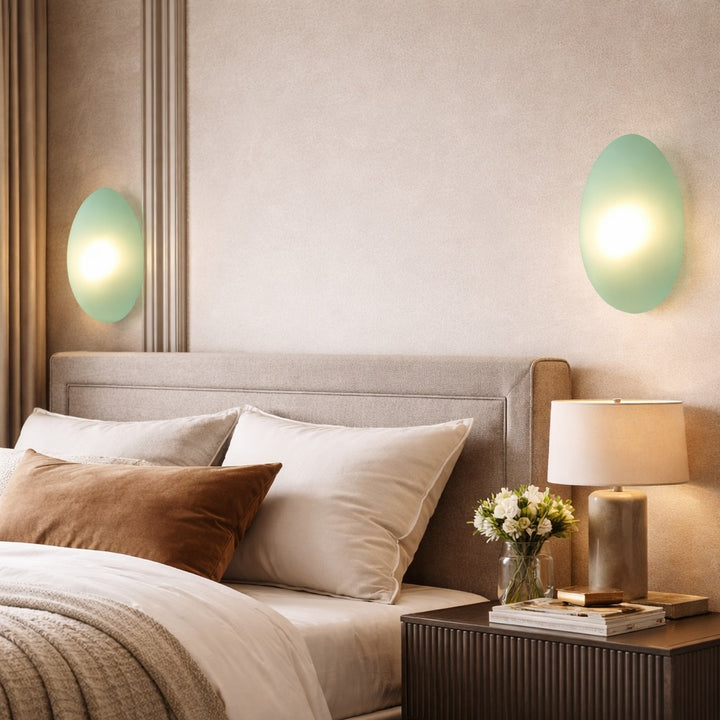 Modern Bubble Glass Wall Light Sconce Adjustable Metal Mount LED Fixture