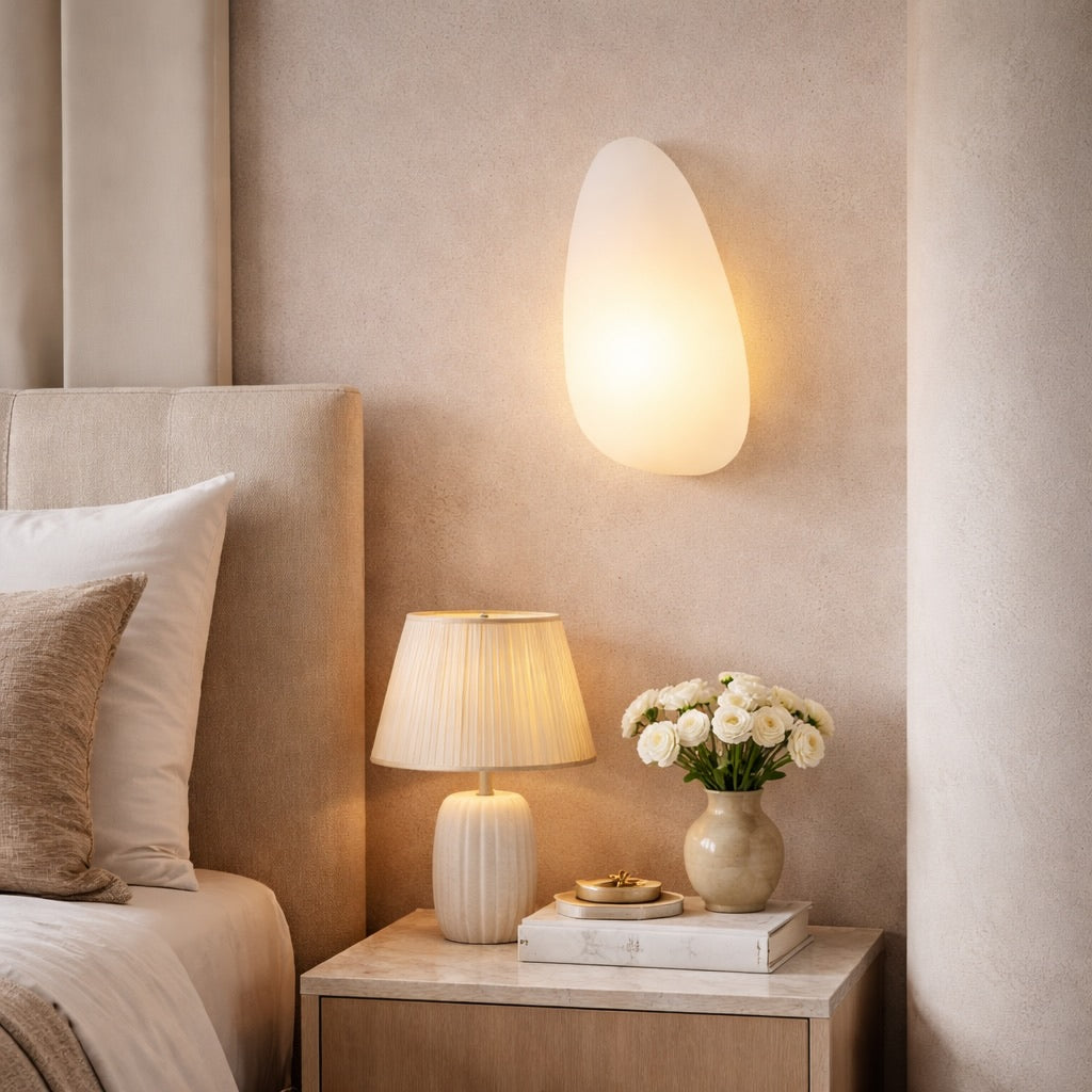 Modern Bubble Glass Wall Light Sconce Adjustable Metal Mount LED Fixture