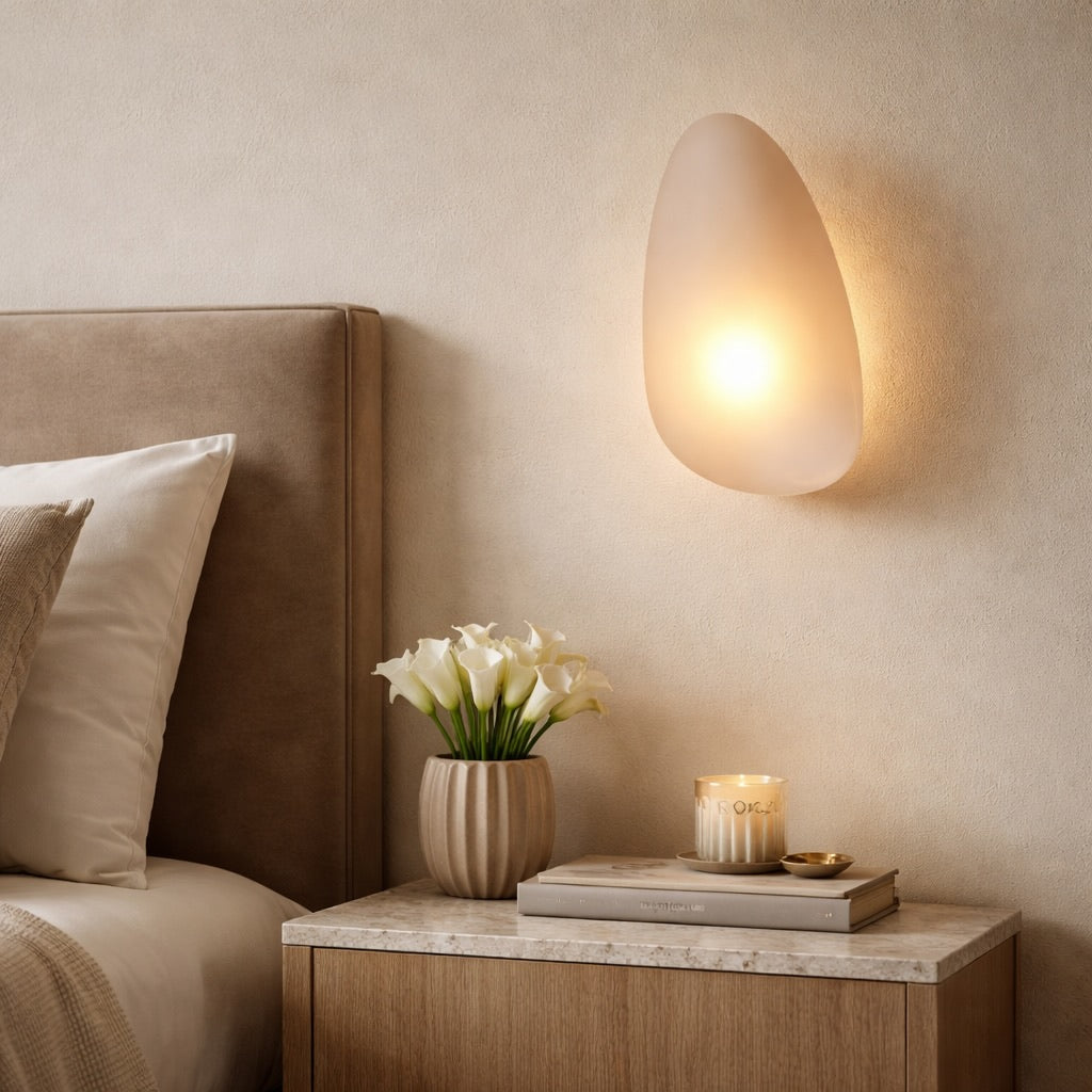 Modern Bubble Glass Wall Light Sconce Adjustable Metal Mount LED Fixture