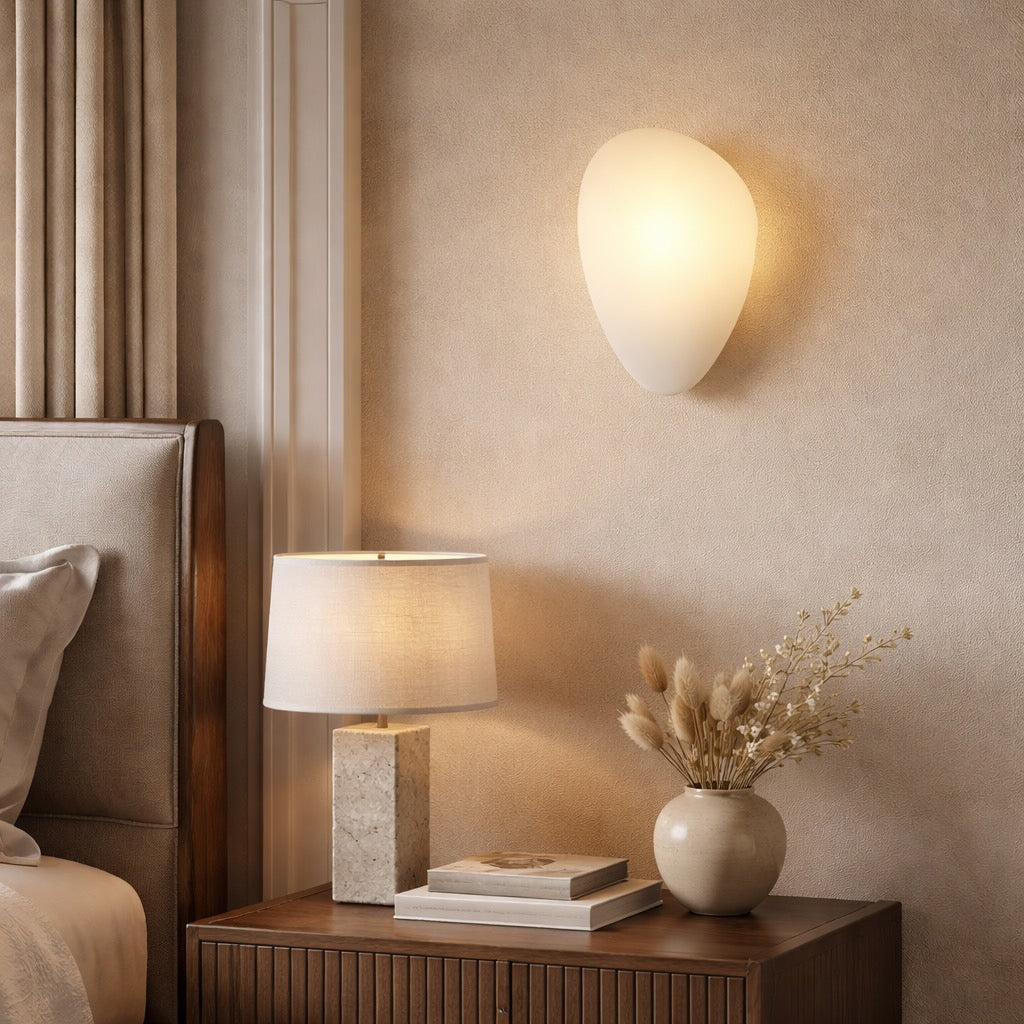 Modern Bubble Glass Wall Light Sconce Adjustable Metal Mount LED Fixture
