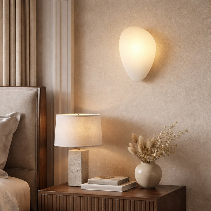 Modern Bubble Glass Wall Light Sconce Adjustable Metal Mount LED Fixture