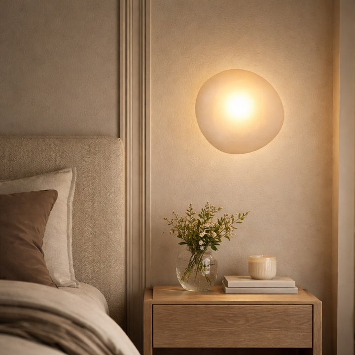Modern Bubble Glass Wall Light Sconce Adjustable Metal Mount LED Fixture