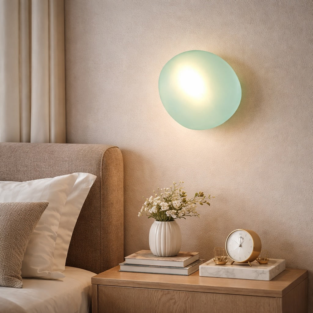 Modern Bubble Glass Wall Light Sconce Adjustable Metal Mount LED Fixture