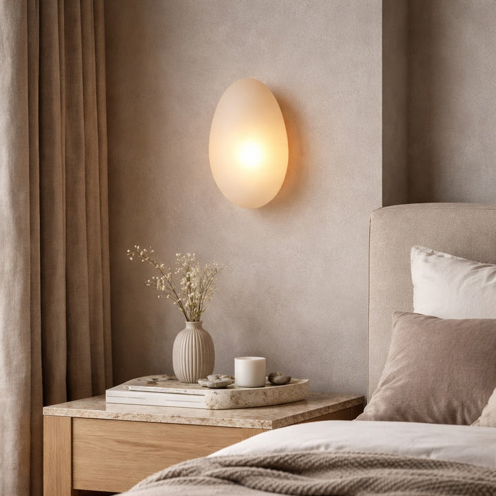Modern Bubble Glass Wall Light Sconce Adjustable Metal Mount LED Fixture