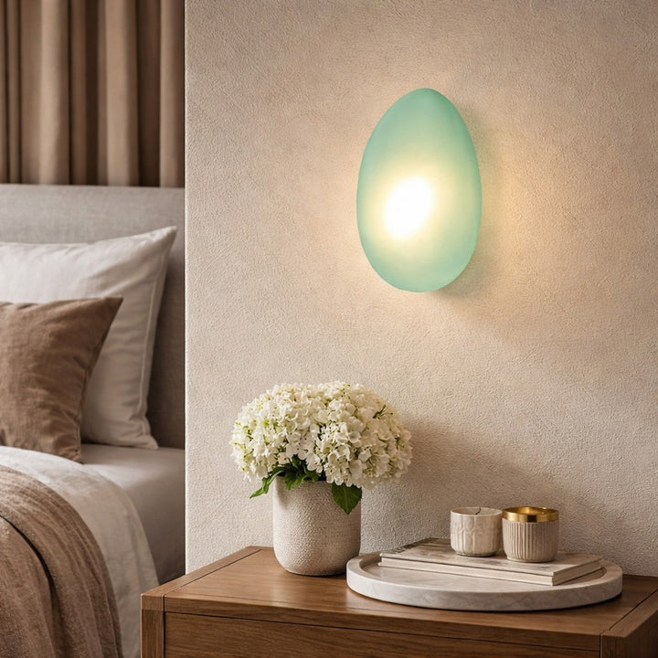Modern Bubble Glass Wall Light Sconce Adjustable Metal Mount LED Fixture