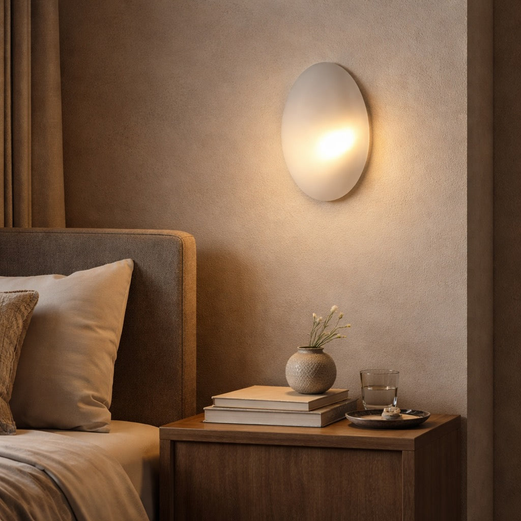 Modern Bubble Glass Wall Light Sconce Adjustable Metal Mount LED Fixture