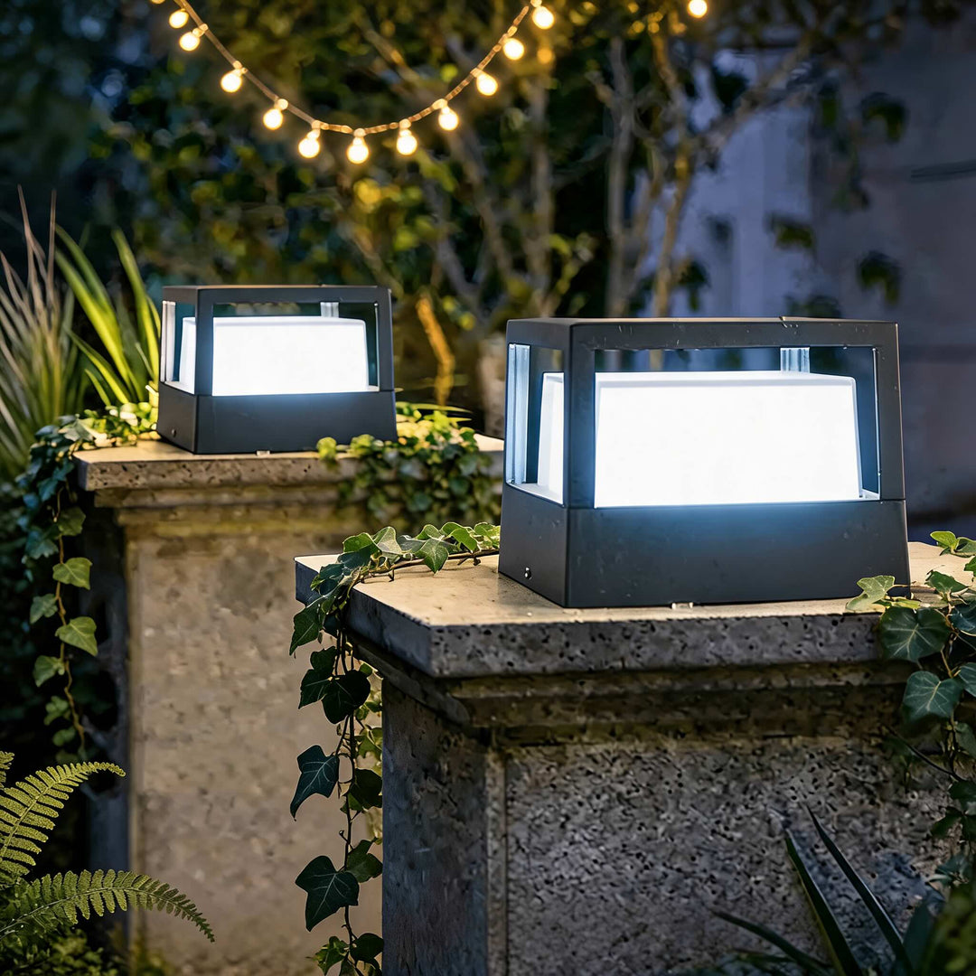 Modern Outdoor Wall Light Waterproof Aluminum 7W LED for Garden Pathway Illumination