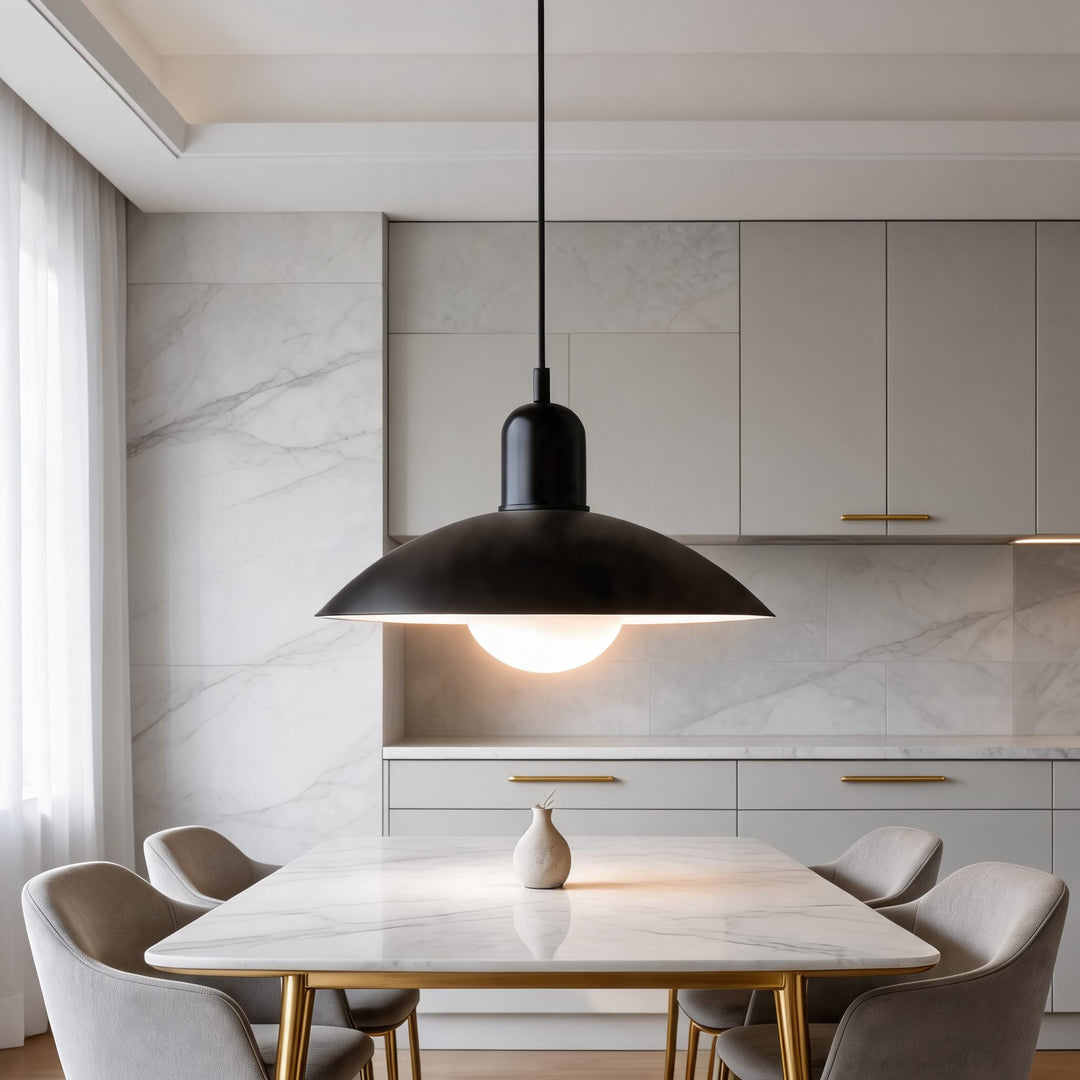 Nordic Modern Pendant Light Adjustable Hanging Iron LED Compatible for Kitchen Island Spaces