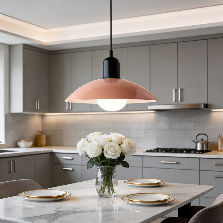 Nordic Modern Pendant Light Adjustable Hanging Iron LED Compatible for Kitchen Island Spaces