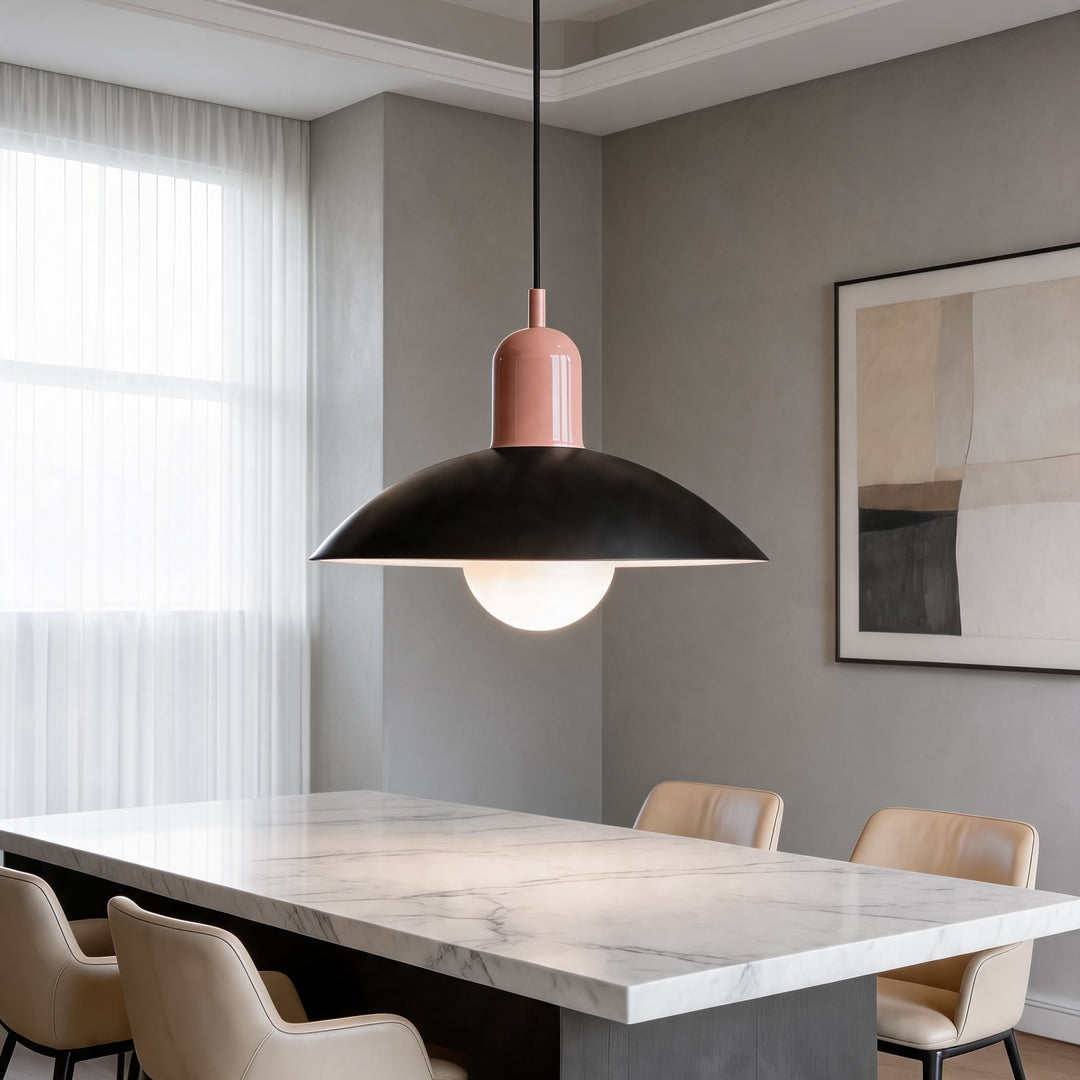 Nordic Modern Pendant Light Adjustable Hanging Iron LED Compatible for Kitchen Island Spaces