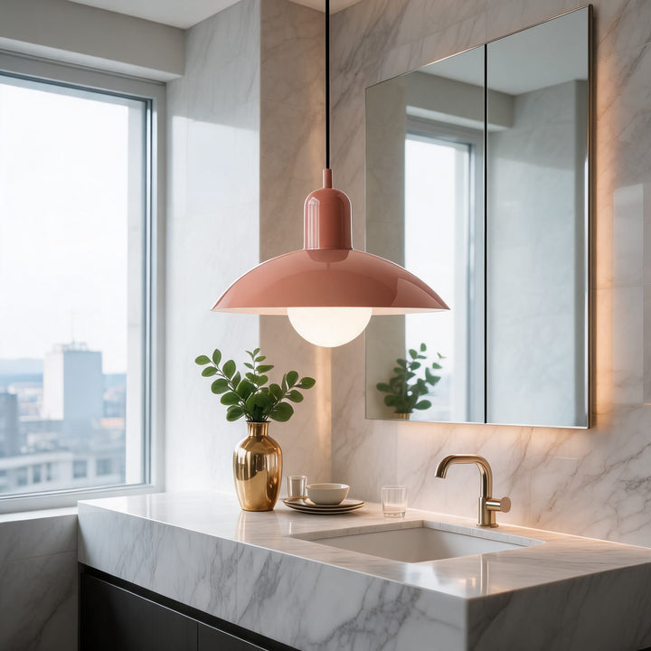 Nordic Modern Pendant Light Adjustable Hanging Iron LED Compatible for Kitchen Island Spaces