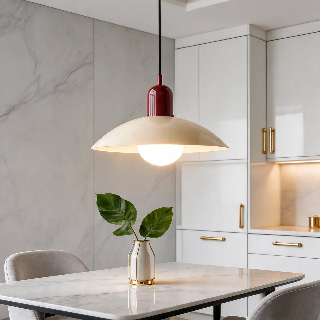Nordic Modern Pendant Light Adjustable Hanging Iron LED Compatible for Kitchen Island Spaces