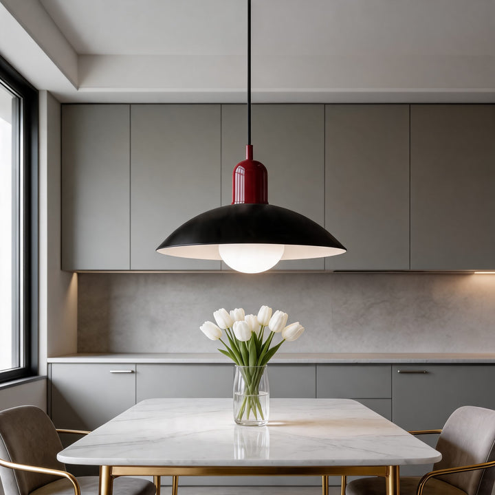 Nordic Modern Pendant Light Adjustable Hanging Iron LED Compatible for Kitchen Island Spaces