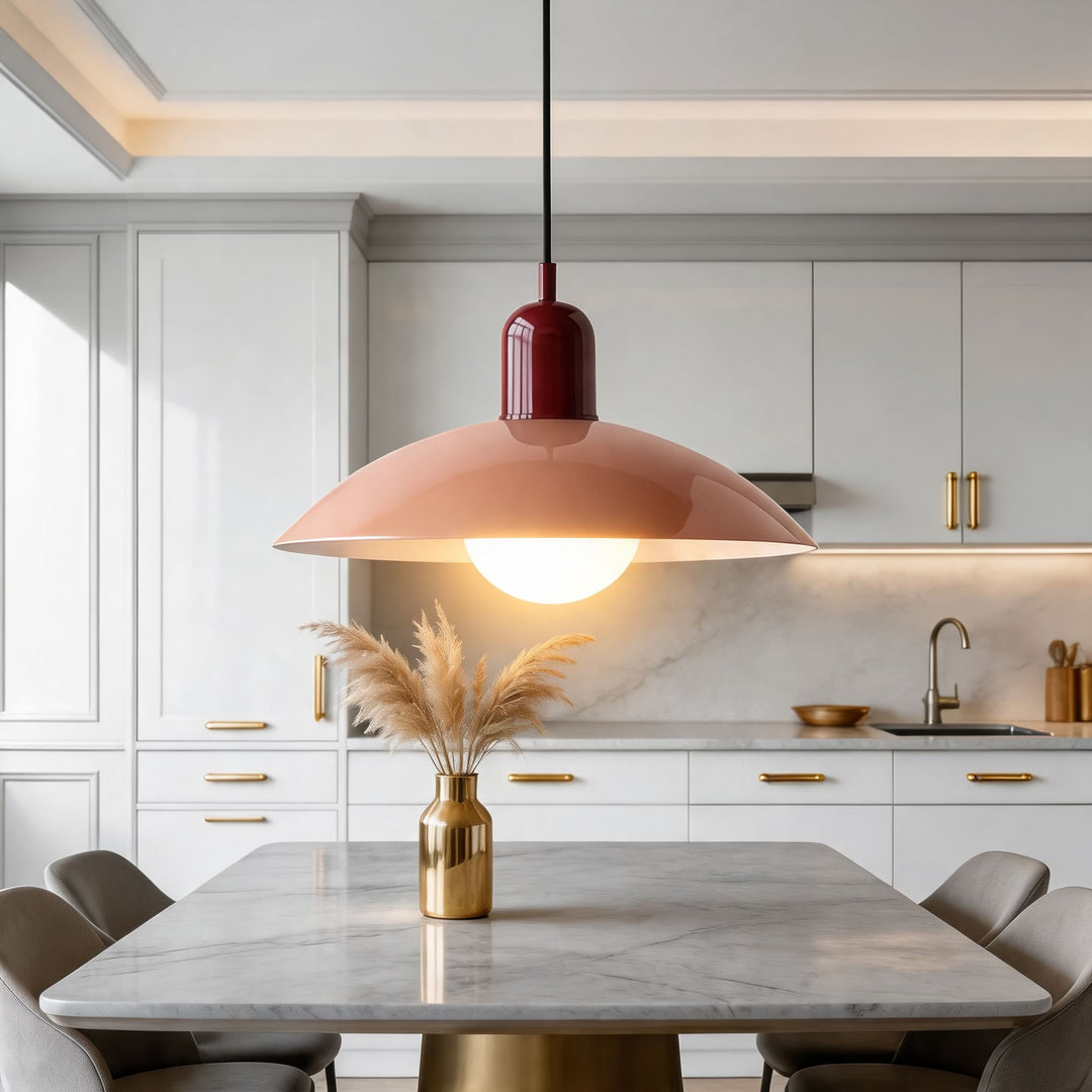 Nordic Modern Pendant Light Adjustable Hanging Iron LED Compatible for Kitchen Island Spaces