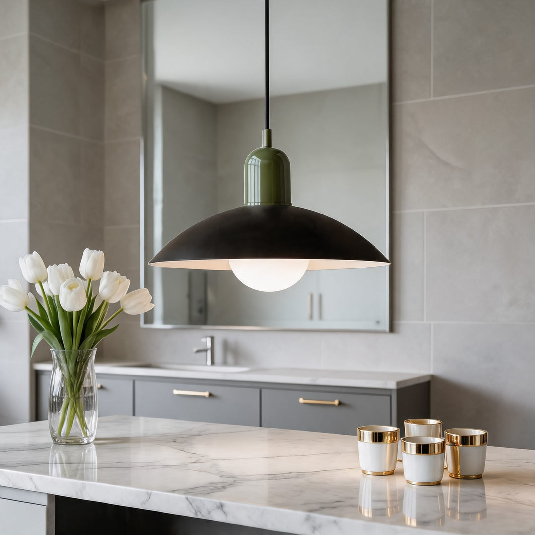 Nordic Modern Pendant Light Adjustable Hanging Iron LED Compatible for Kitchen Island Spaces