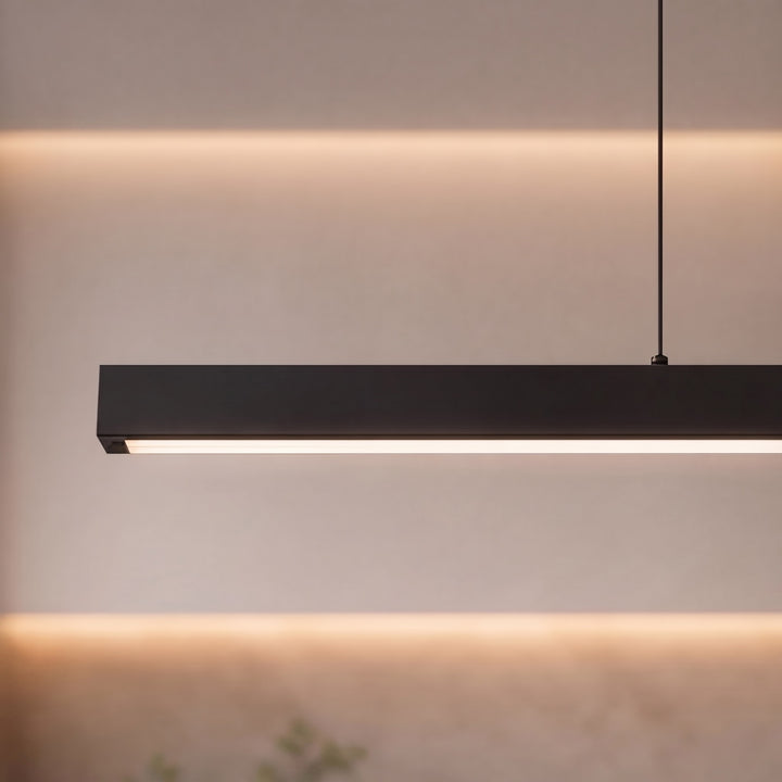 Modern Pendant Lamp Hanging Light Adjustable Metal Glass LED for Kitchen Island Dining Room